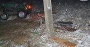 Zawiercie. Traktorem ciągnął sanki. O mało nie doszło do tragedii