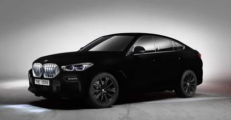 BMW X6 Vantablack - najciemniejszy samochód świata
