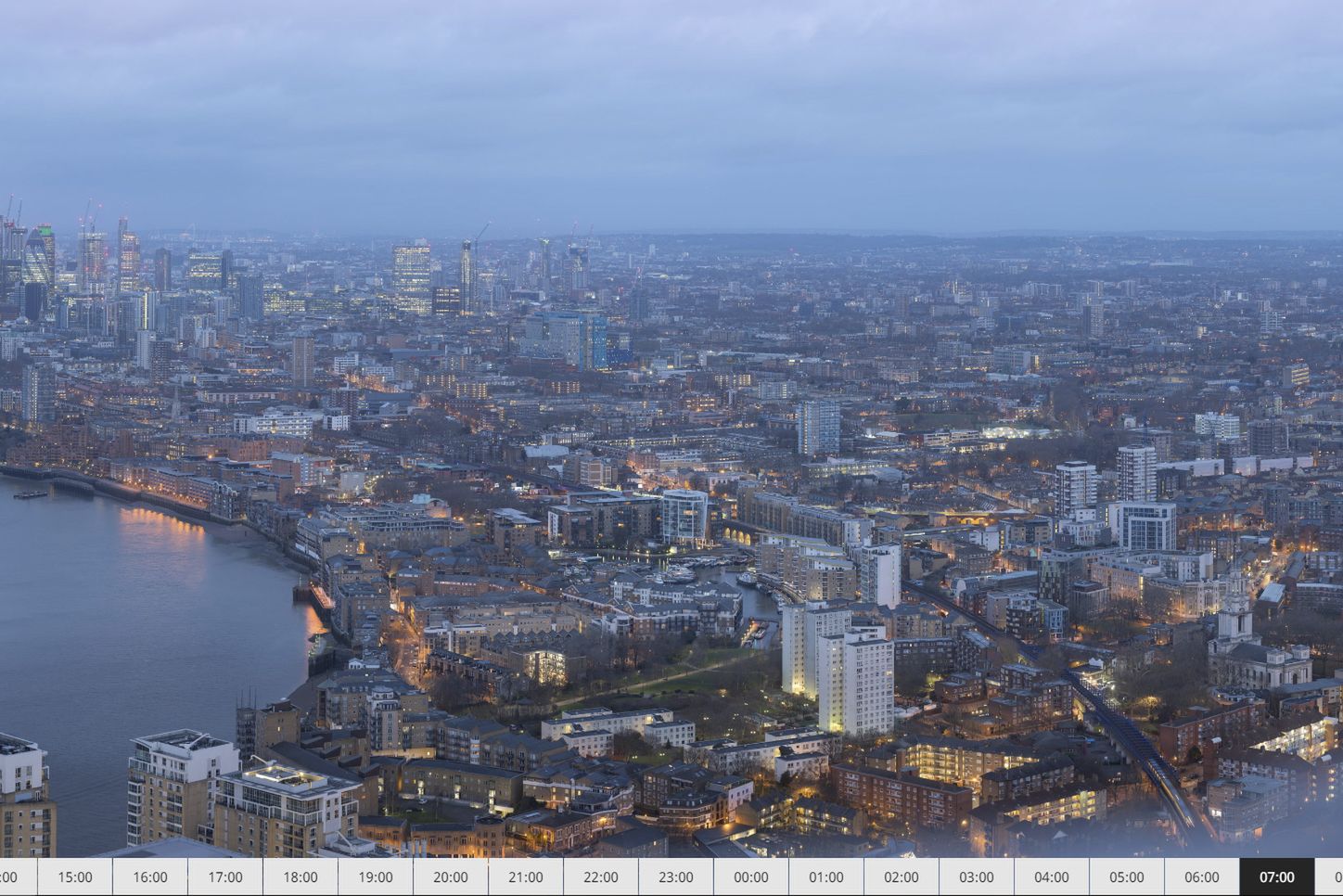 7,3 miliarda pikseli przez 24 godziny. Zobacz niesamowity timelapse Londynu 2