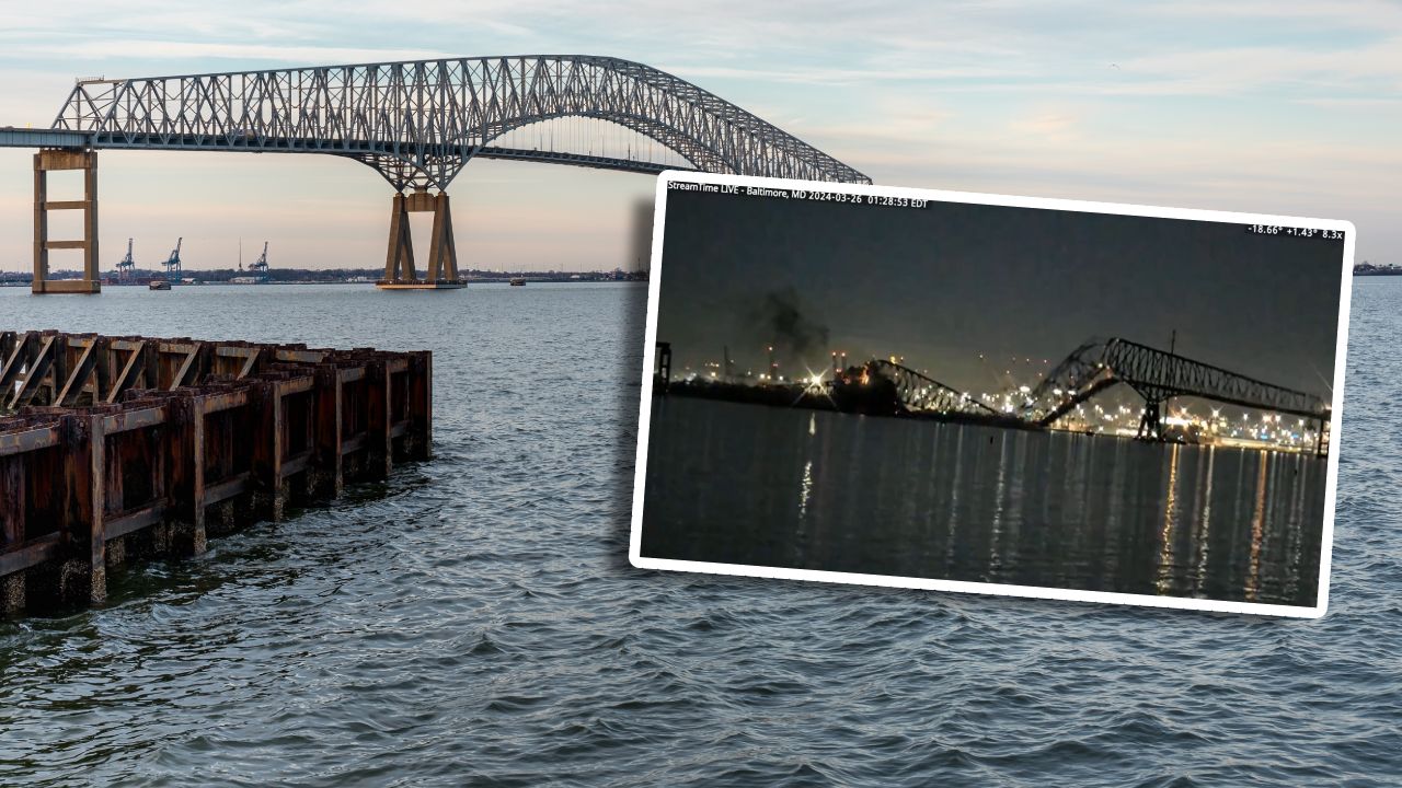 Key Bridge collapse in Baltimore after ship collision, 7 missing