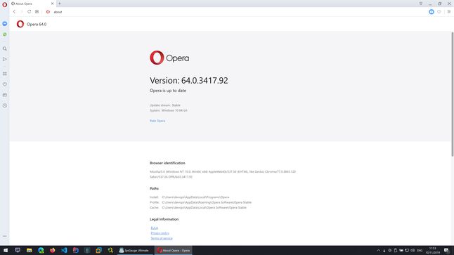 Opera 64.0.3417.92