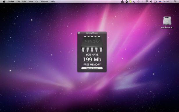 Memory Cleaner – przyspiesz działanie swoich programów w Mac OS X 1