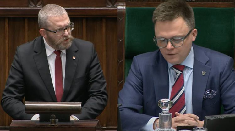 Szymon Hołownia przerwał wypowiedź Grzegorza Brauna