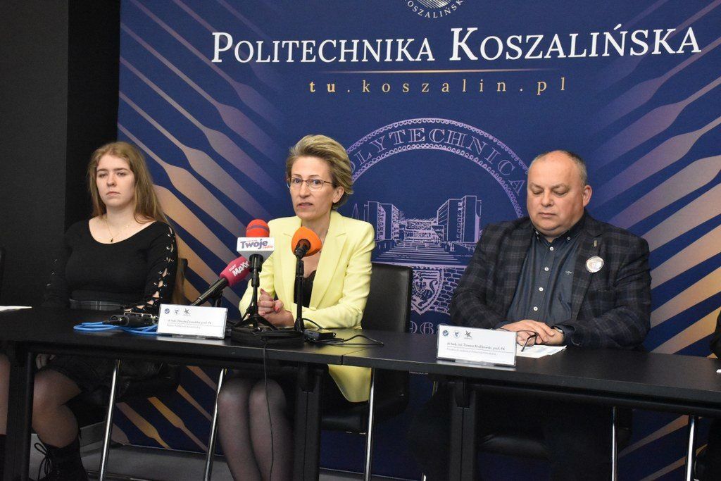 Konferencja prasowa na Politechnice Koszalińskiej