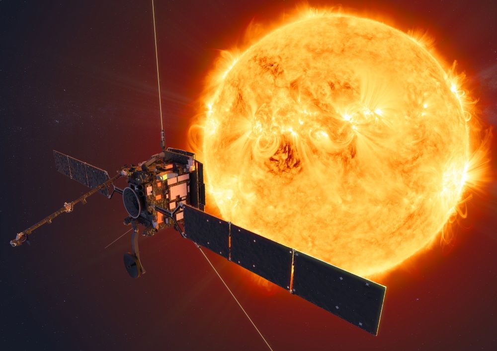 Solar Orbiter wizja artystyczna