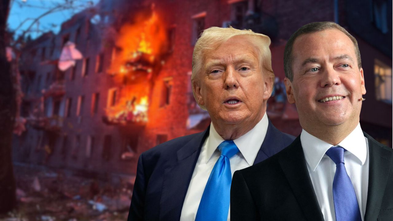 Trump grozi Rosji. Mocne słowa pod adresem Miedwiediewa
