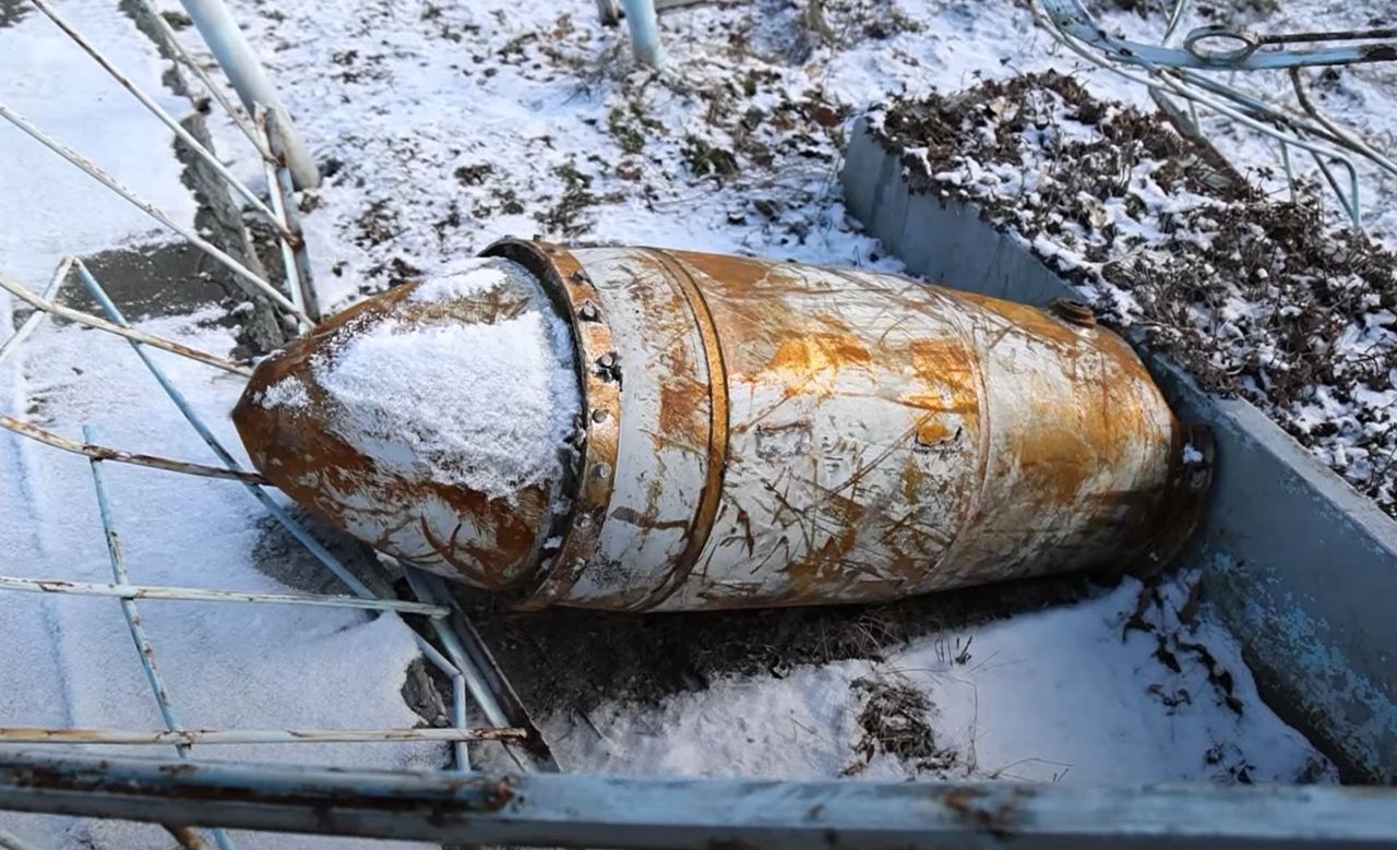 Pocisk Ch-59 znaleziony w Ukrainie
