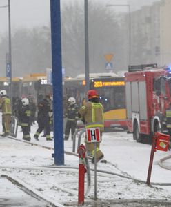 W Warszawie spłonął Lidl. Płomienie wysokie na kilka pięter