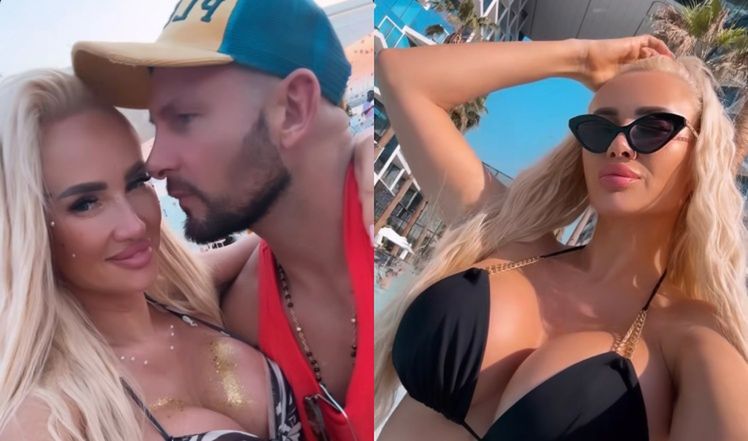 Izabela Macudzińska chwali się sylwetką w skąpych bikini