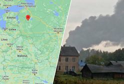 Trafili w lotnisko. Stacjonują tam rosyjskie bombowce. Są kłęby dymu