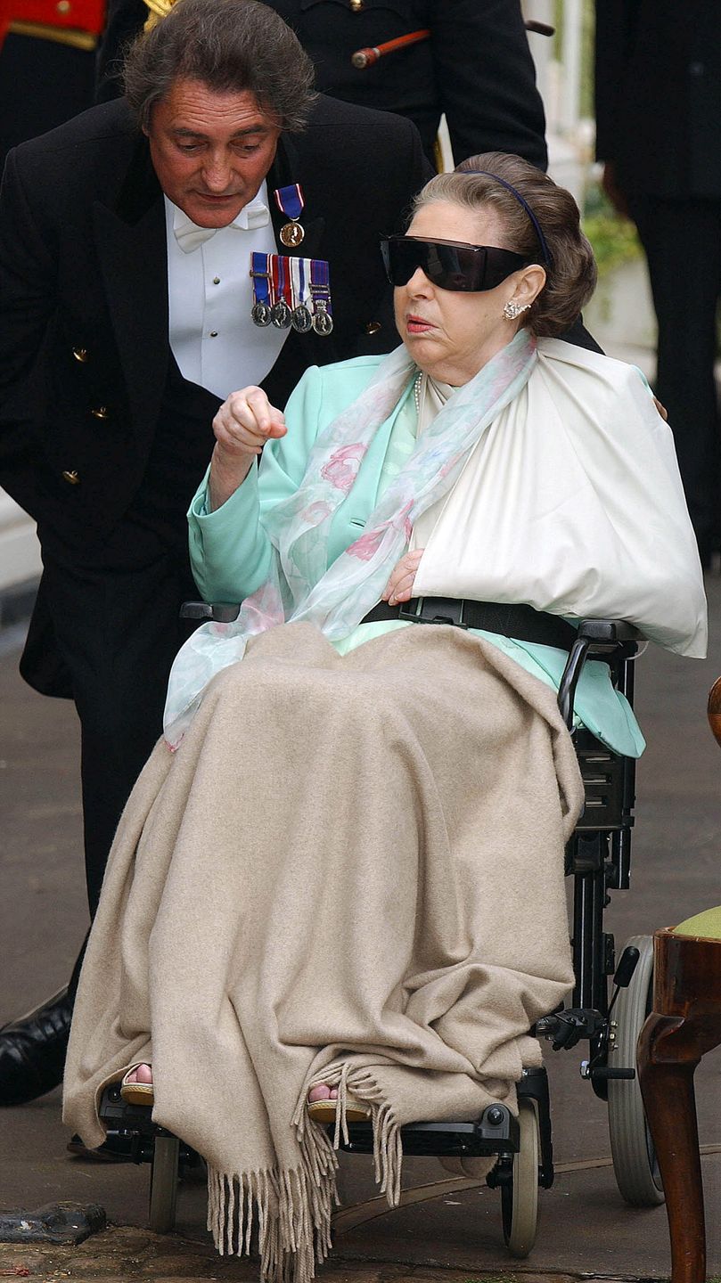 Księżniczka Małgorzata na wózku