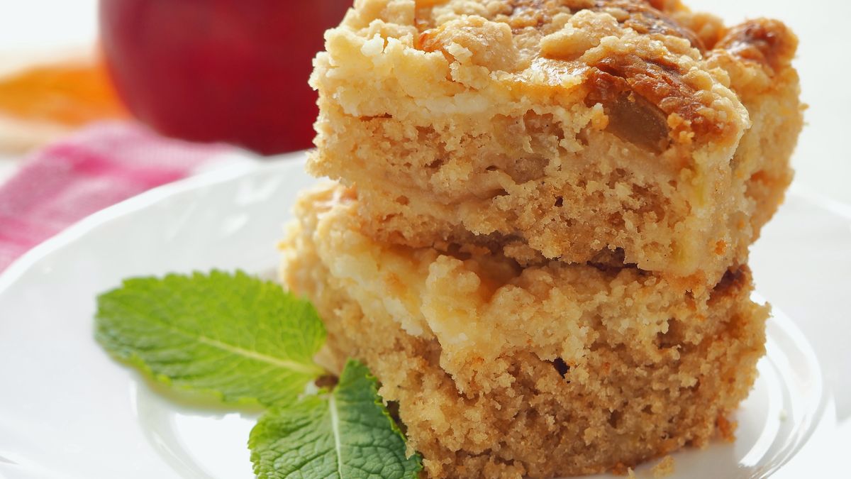 Ciasto z jabłkami i kruszonką