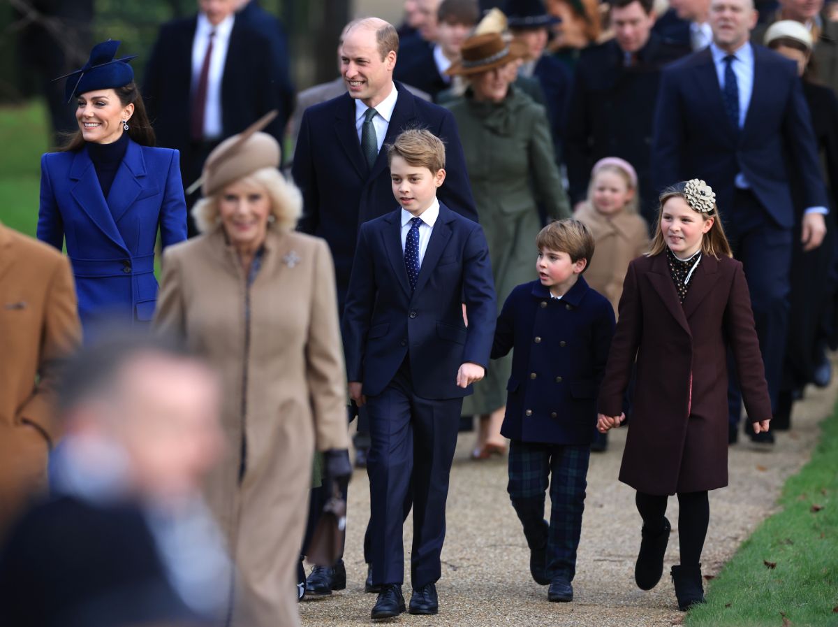 Księżna Kate i William z dziećmi (fot. Getty Images)