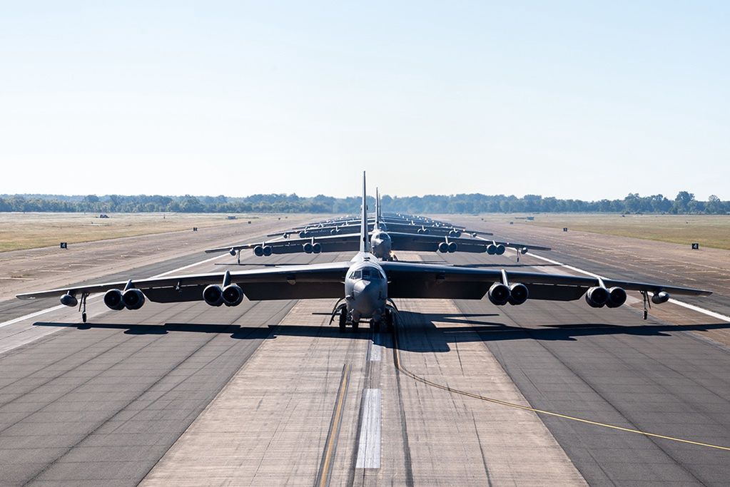 B-52H Stratofortress i "Elephant Walk" 