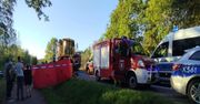 Koszmarny wypadek. Motocyklista wpadł prosto na kombajn