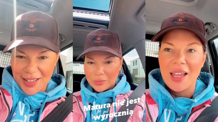 Edyta Górniak prawi o maturze