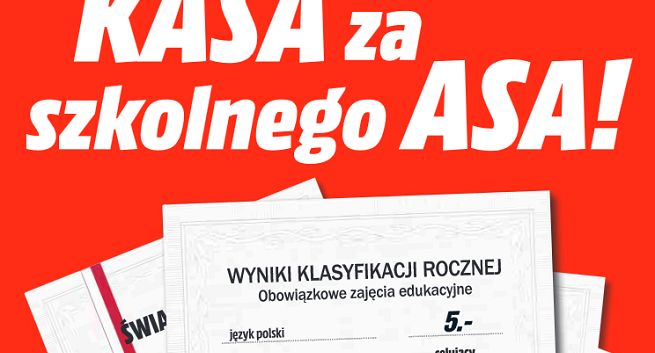„Kasa za szkolnego asa” - zniżki za piątki i szóstki w promocji sklepów MediaMarkt