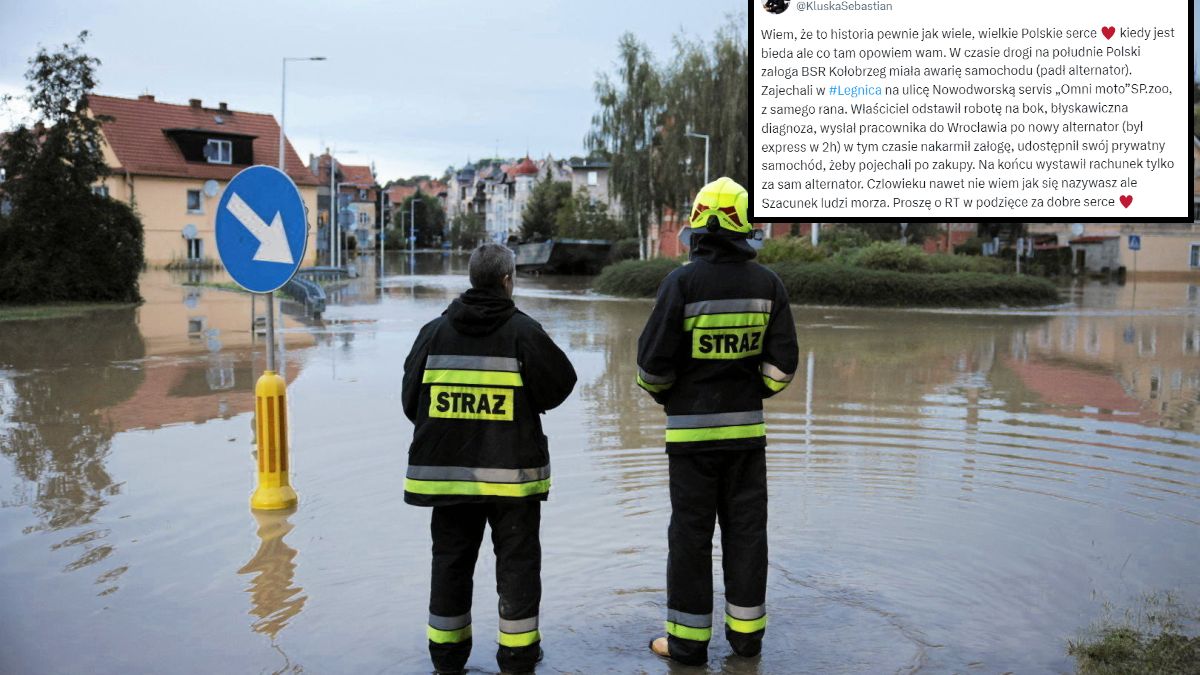 Właściciel zakładu w Legnicy bezinteresownie pomógł ratownikom