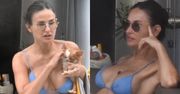 Paparazzi "przyłapali" Demi Moore na jachcie przyjaciół. 60-letnia aktorka ma ZABÓJCZĄ sylwetkę (ZDJĘCIA)