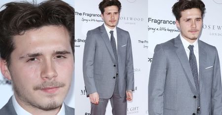 Elegancki Brooklyn Beckham lansuje się na charytatywnej gali