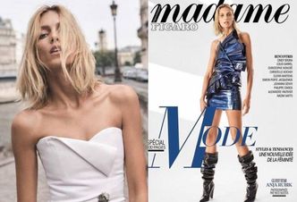 Anja Rubik na okładce "Madame Figaro"