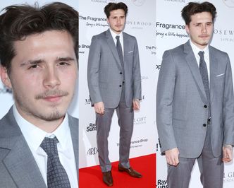 Elegancki Brooklyn Beckham lansuje się na charytatywnej gali