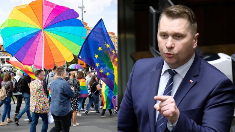 Przemysław Czarnek z PiS obrzydliwie atakuje społeczność LGBT