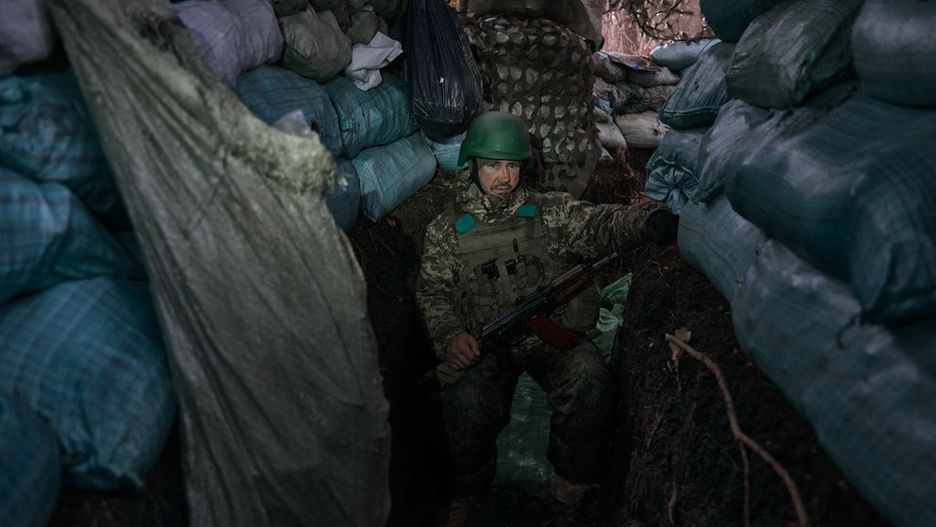 Ukrainian Infantry Operates In Serebryansky Reserve, Luhansk Region
KREMINNA, UKRAINE - NOVEMBER 6: A soldier in a trench 100 meters from the Russian positions in the Serebryansky forest on November 6, 2024 in Serebryansky Reserve, Ukraine. The forest is located about 8 kilometers southwest of Kreminna in the Luhansk Oblast Ukraine. Fighting has raged for months in this forest west of Russian-held Ukrainian cities Lysychansk and Severodonetsk. (Photo by Kostiantyn Liberov/Libkos/Getty Images)
Libkos