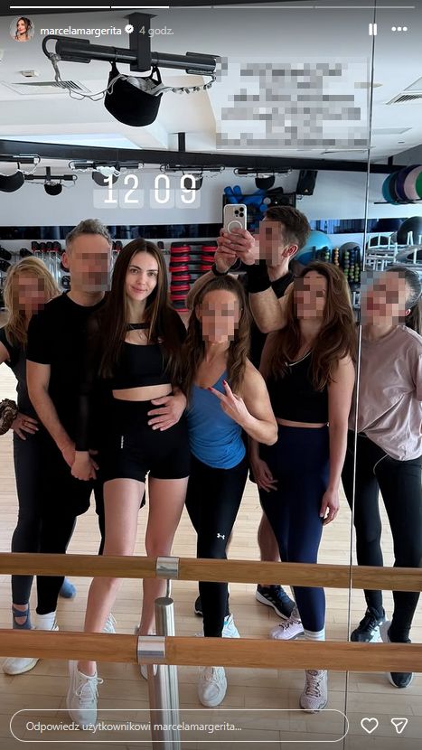 Marcela Leszczak z partnerem