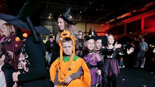 Sosnowiec: Upiorne Halloween! "Straszne stwory" bawiły się na największej imprezie w Zagłębiu