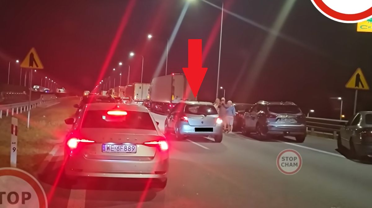 Skandaliczne sceny na A1. "Co oni wszyscy mają zamiast mózgu?"