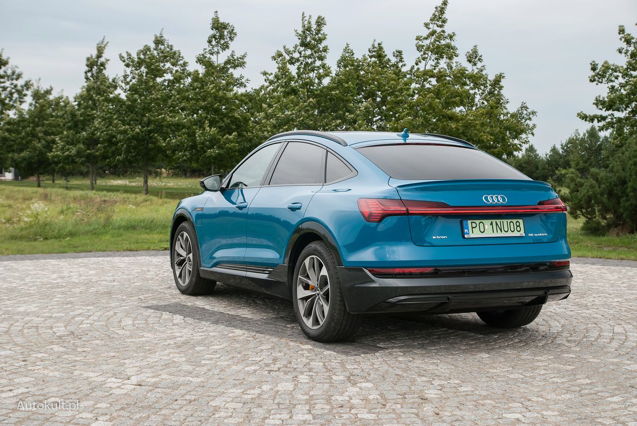 Test: Audi e-tron Sportback 55 quattro - to będzie rzadki widok na polskich drogach