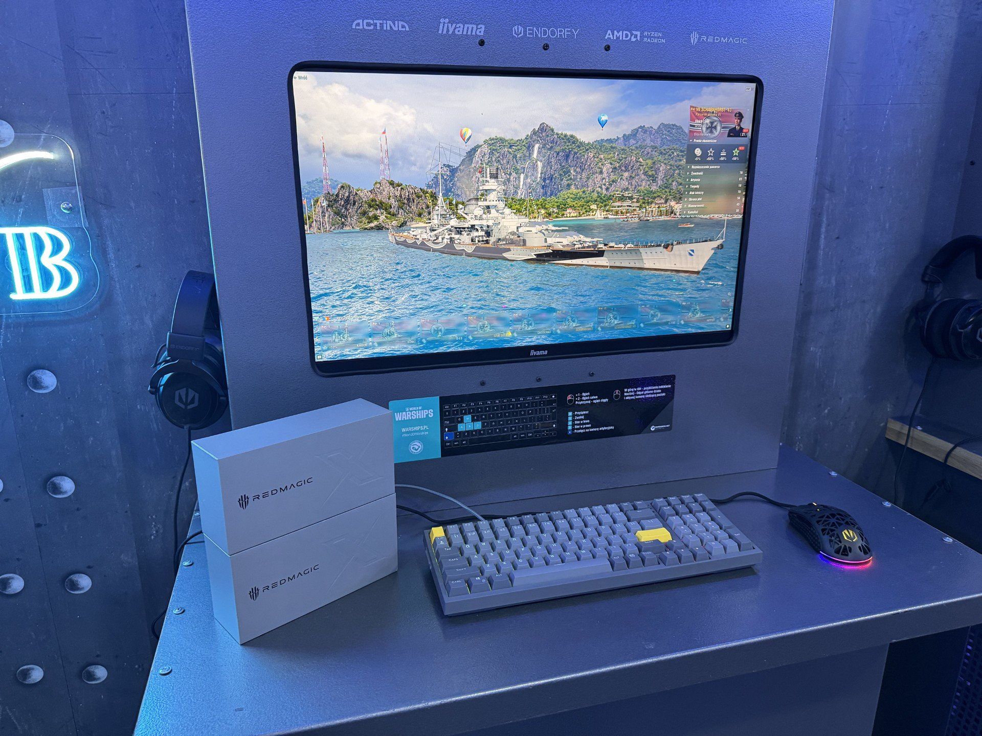 Strefa Gracza World of Warships w Muzeum Marynarki Wojennej w Gdyni