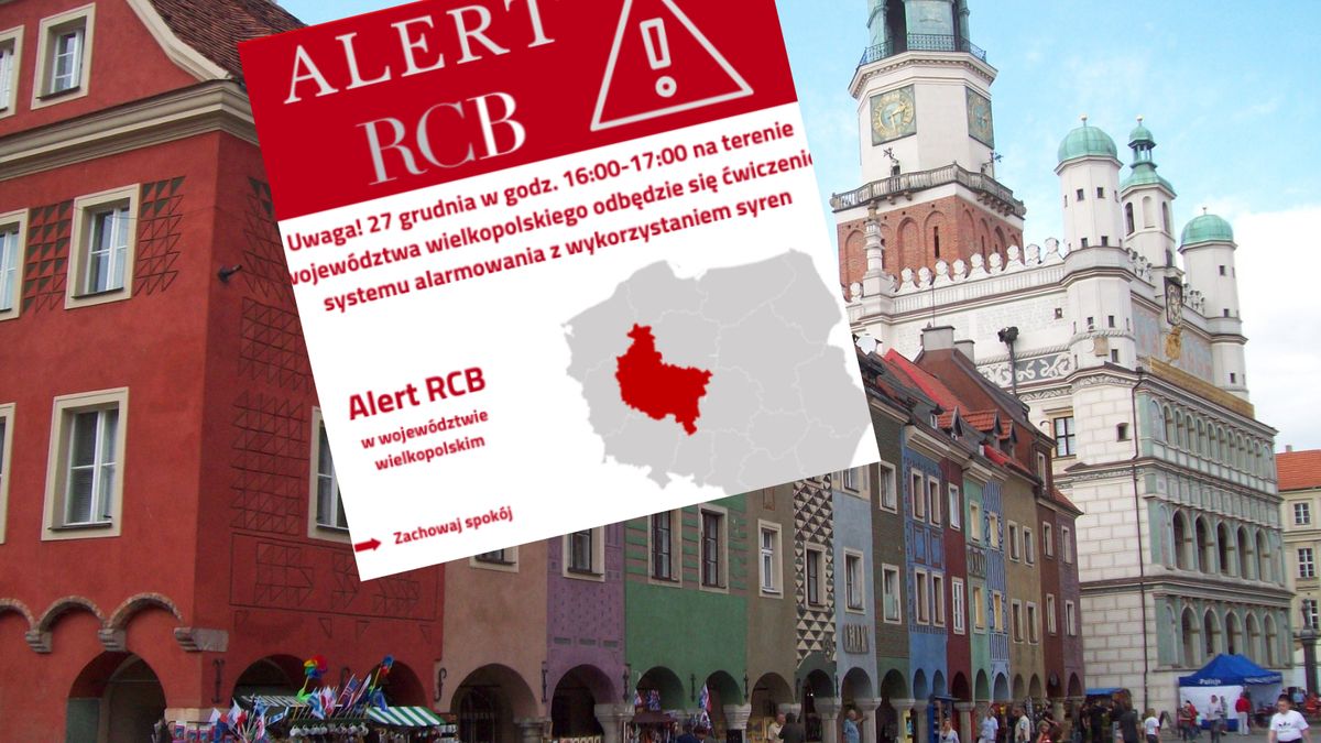 Alert RCB w Wielkopolsce