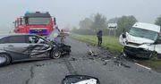 Mazowieckie: Zderzenie trzech pojazdów na DK-60