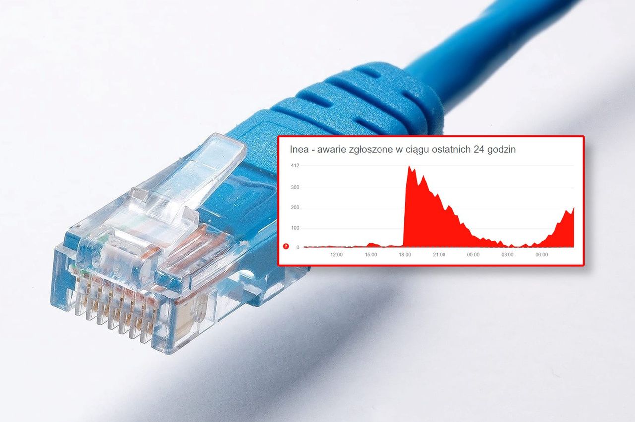 Awaria internetu Inea. "Pracujemy nad przywróceniem wszystkiego" (aktualizacja)