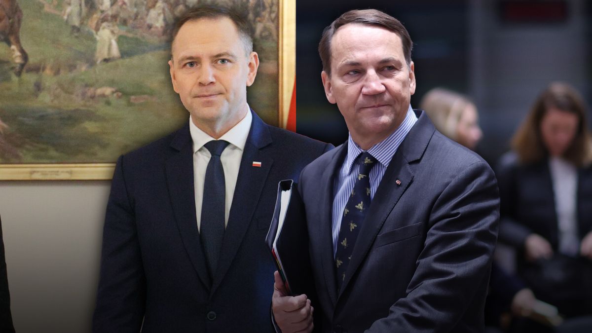 Karol Nawrocki jest w sporze z Radosławem Sikorskim