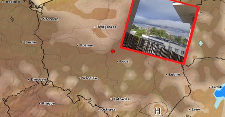 Chmury nad kilkoma regionami. Możliwe burze
