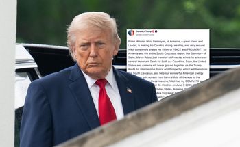 Trump wskazał, kto powinien wygrać wybory w Armenii