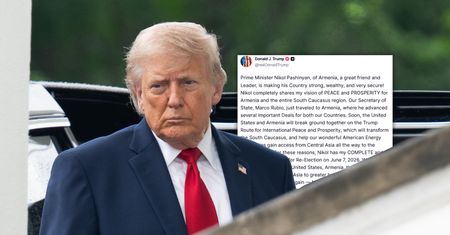 Trump wskazał, kto powinien wygrać wybory w Armenii