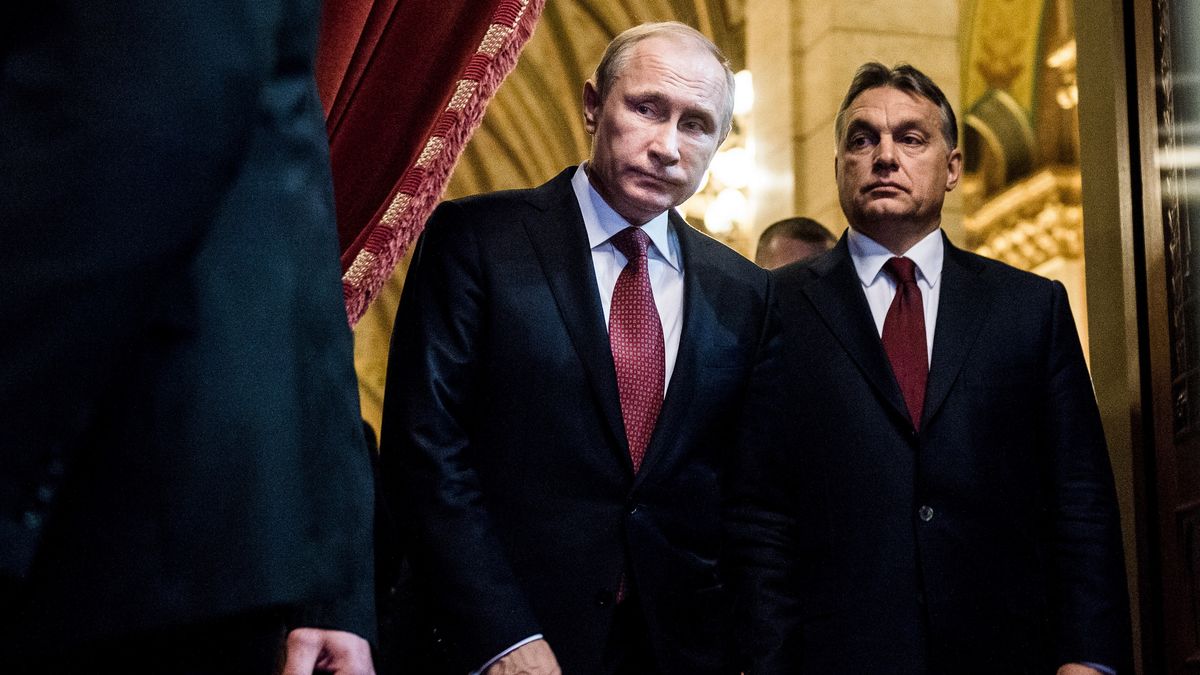 Władimir Putin i Viktor Orban, spotkanie na Węgrzech w 2015 roku. Wojna w Ukrainie nie sprawiła, że Budapeszt odciął się od Moskwy 