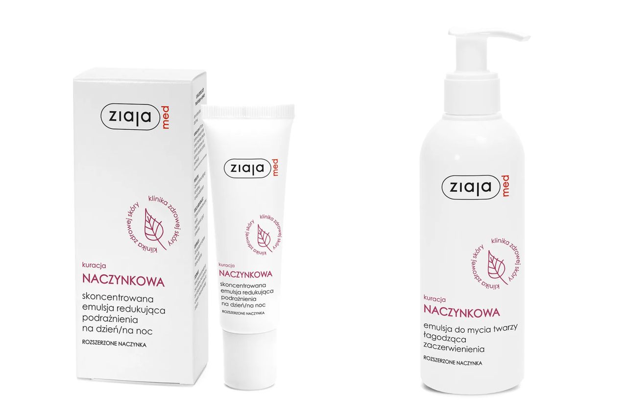 Szukasz delikatnej pielęgnacji dla skóry naczynkowej? Przetestuj produkty Ziaja Med