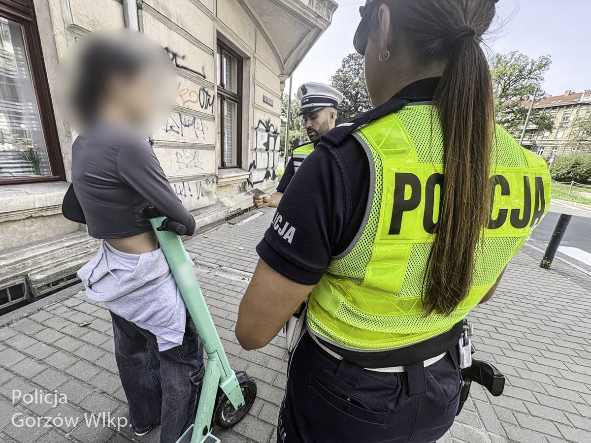Gorzów: Dzieci na hulajnogach bez kasku i znajomości przepisów