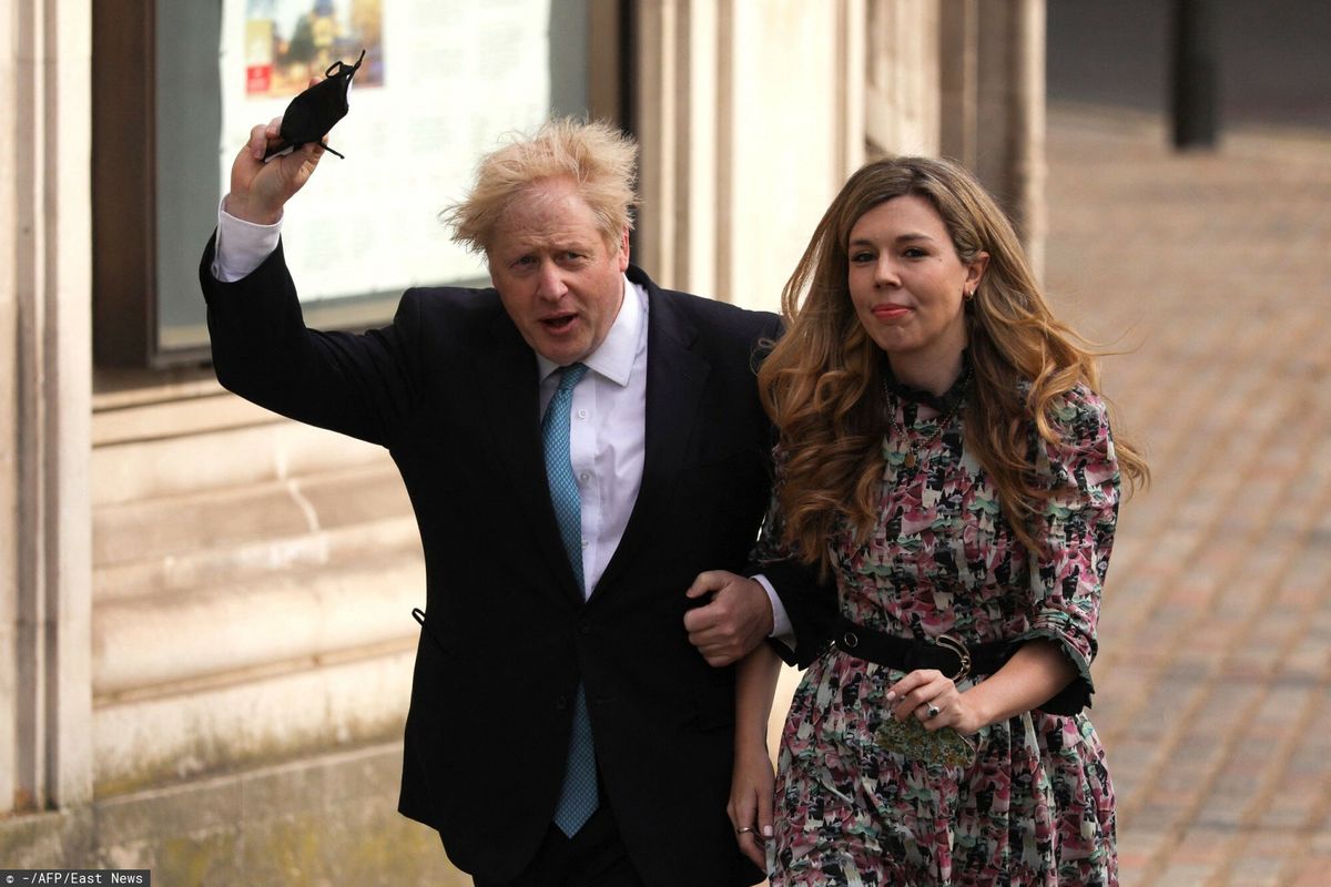 Boris Johnson i Carrie Symonds po sekretnej uroczystości (zdj. ilustracyjne)