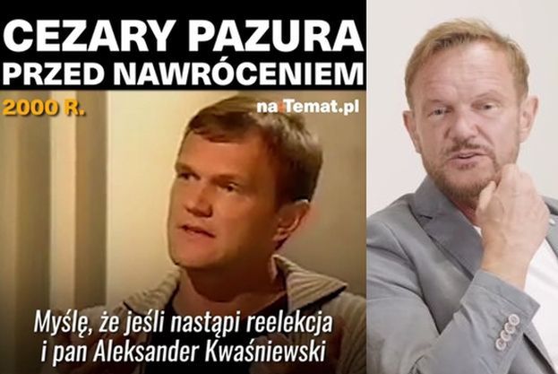 "Apolityczny" Pazura w 2000 roku popierał "komunistę" Kwaśniewskiego! "Jedyny rozsądny w naszym kraju" (WIDEO)