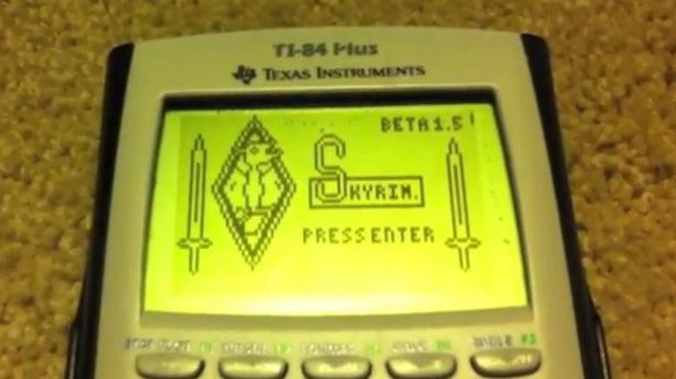 Nareszcie mobilny Skyrim! Teraz można zagrać w kultowego RPG-a na... kalkulatorze [wideo] 1
