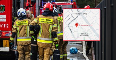 Ogień w przedszkolu. Ewakuowano dzieci