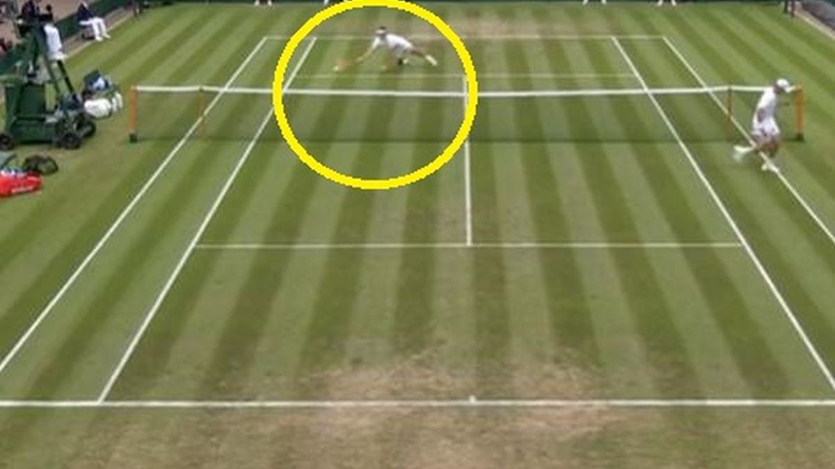 Niesamowite zagranie w meczu Wimbledonu