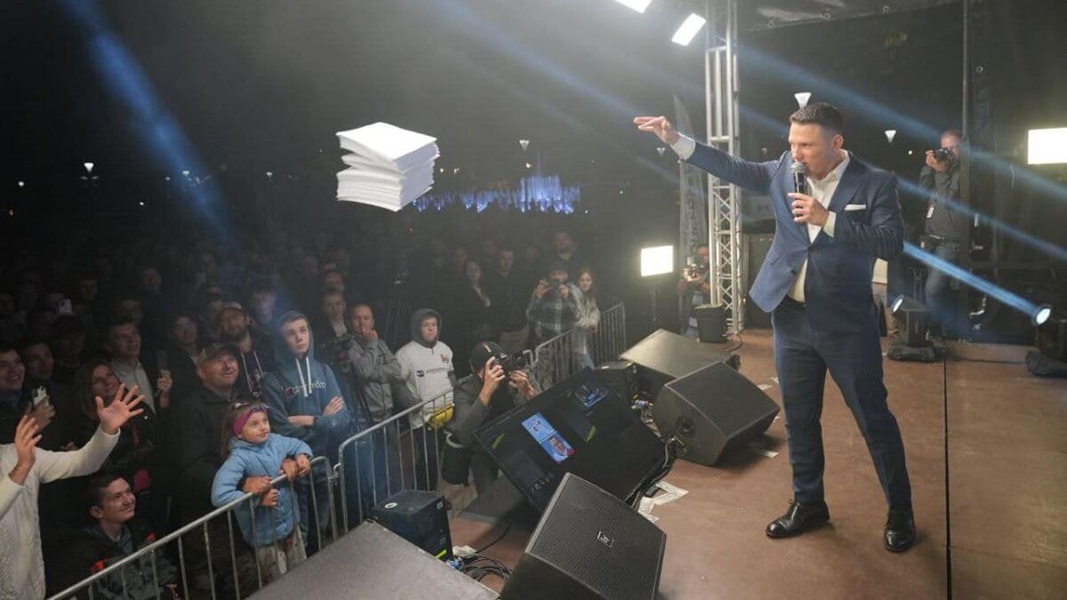 Bosak i Mentzen na spotkaniu z mieszkańcami w Lublinie