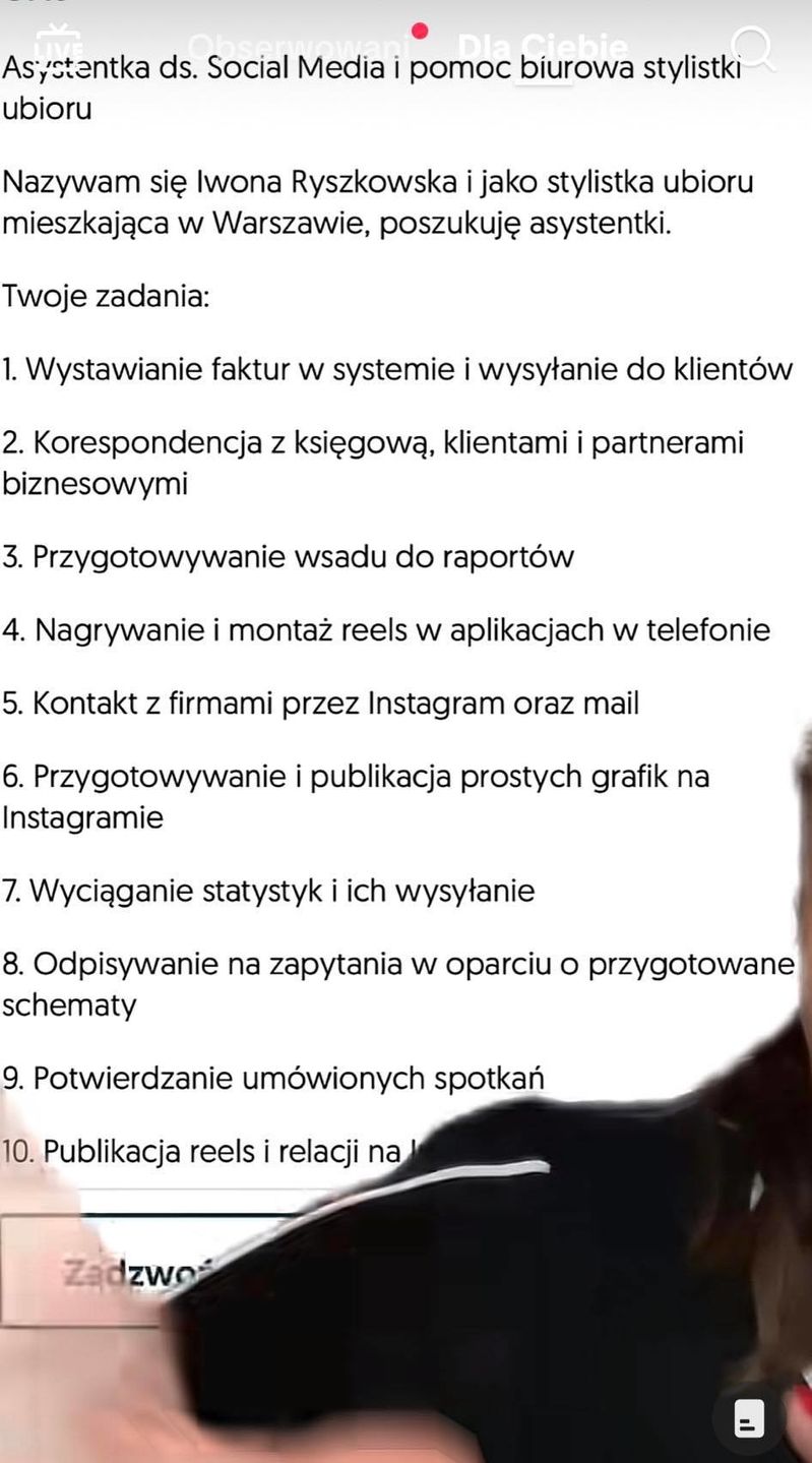 Oferta pracy dla stylistki z "Pytania na Śniadanie"